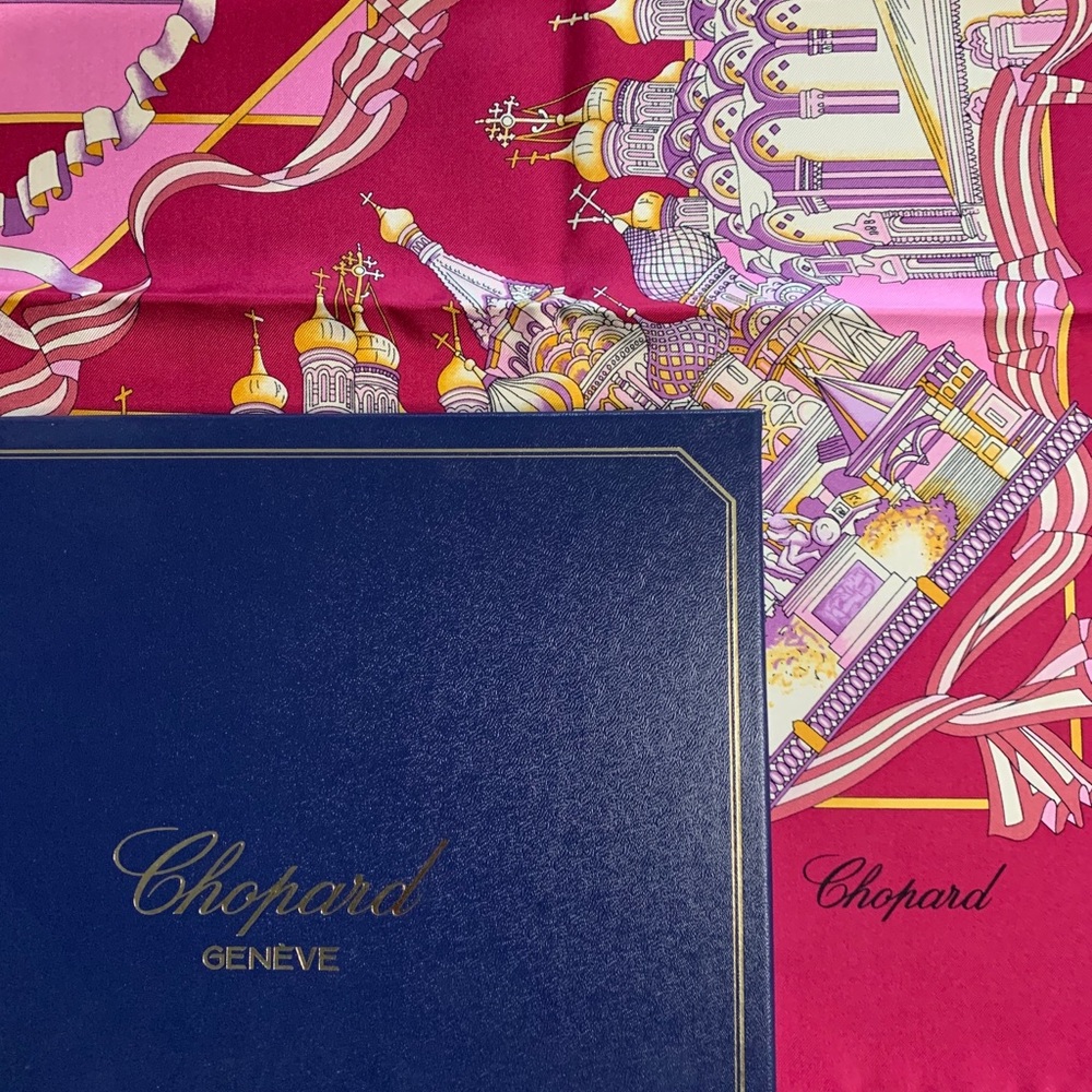 Brand New Chopard Pushkin Silk Scarf